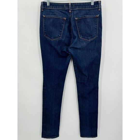 J BRAND Bardot Pencil Leg Dark Wash Skinny Straight Jeans Size 30 - Picture 3 of 8